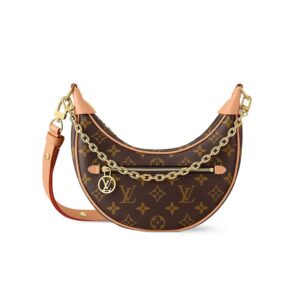 Louis Vuitton Loop Handbag In Monogram Canvas Brown