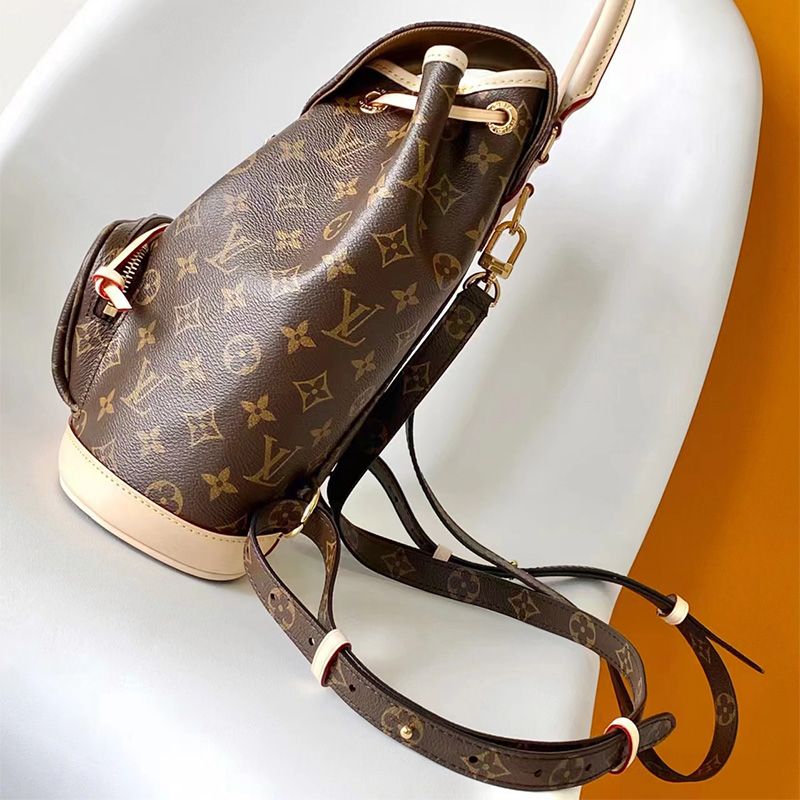 Louis Vuitton Montsouris PM Backpack In Brown Louis Vuitton Montsouris PM Backpack In Brown